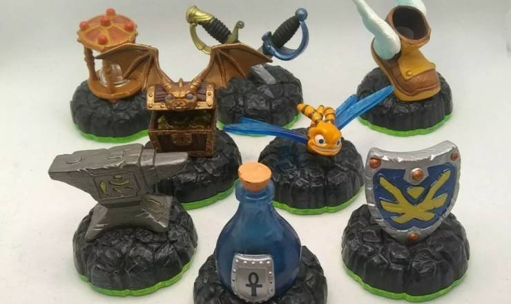 Pacote com 8 Acessórios Skylanders imagem 1